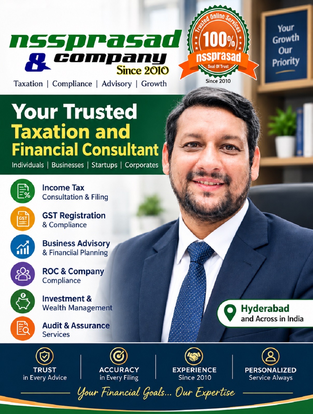 NSS Prasad & Company consultant serving Agra